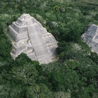 Ancient Mayan building