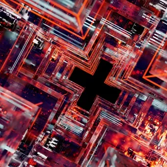 Abstract image representing circuitry